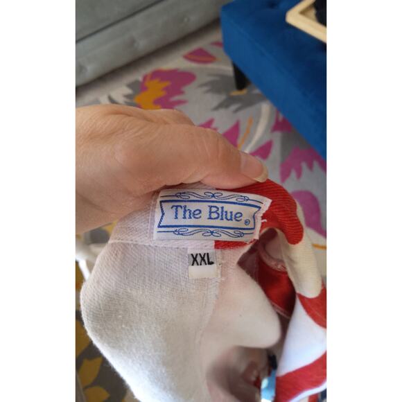 Vintage Americana Flag Bomber XXL Men’s Jacket Zip USA Patriotic - Picture 8 of 10